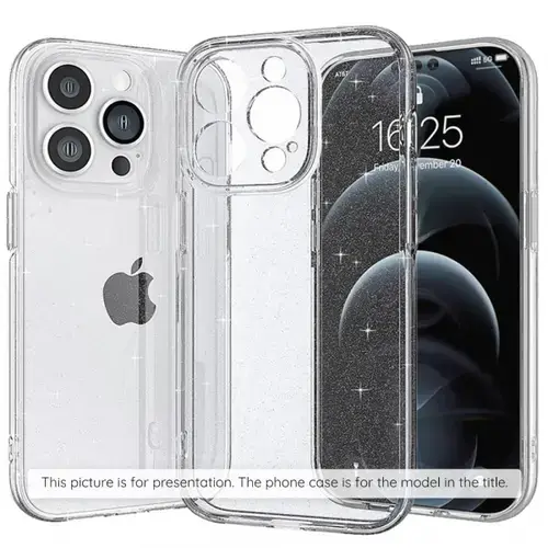 Husa pentru Apple iPhone 17 Pro, Techsuit, SparkleSkin, Transparenta