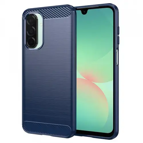 Husa pentru Samsung Galaxy A26 A266, Techsuit, Carbon, Albastra