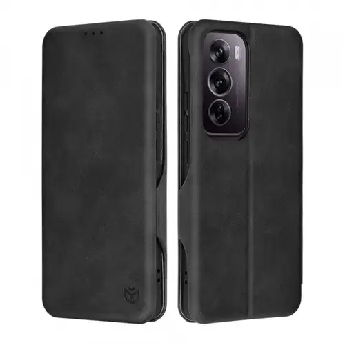 Husa pentru Oppo Reno12 Pro, Techsuit, Safe Wallet Plus, Neagra