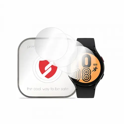 Folie Protectie Smart Protection Premium Classic pentru Samsung Galaxy Watch4 44mm, Set 4 bucati, Plastic