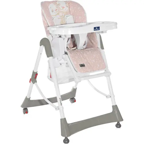 Scaun de masa Lorelli Gusto, reglabil, Satin Pink Hug, colectie 2021