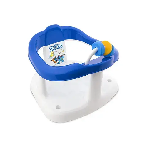 Scaun de baie pentru bebe Lorelli Strumfi White, antiderapant