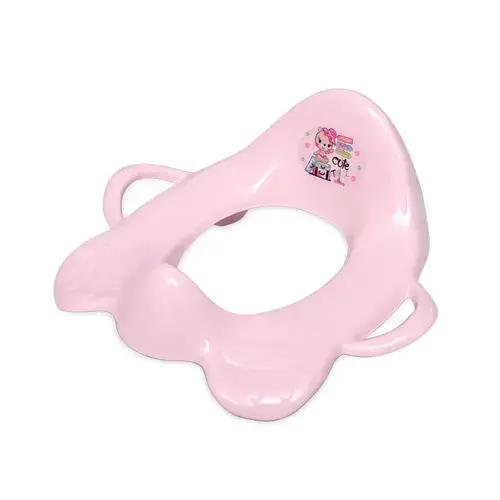 Reductor pentru toaleta Lorelli Nordic Pink, cu manere