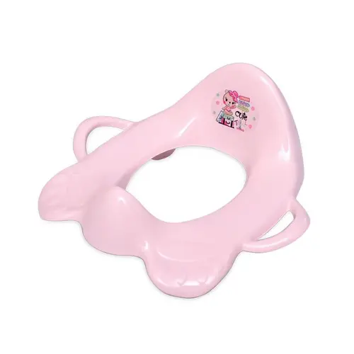Reductor pentru toaleta Lorelli Nordic Pink, cu manere