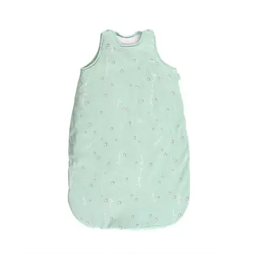 Sac de dormit de iarna LorellitSleep and Dream Green, 85 cm, 12-18 luni, bumbac ranforce, captusit, cu umplutura din poliester
