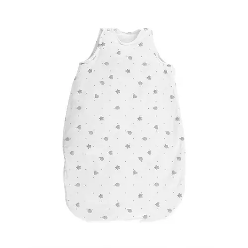 Sac de dormit de iarna Lorelli Train Grey, 85 cm, 12-18 luni, bumbac ranforce, captusit, cu umplutura din poliester