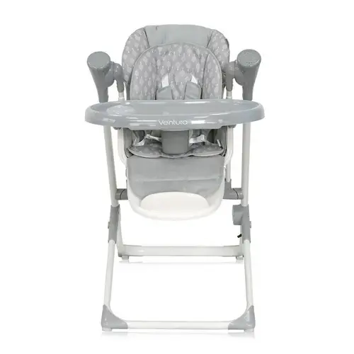 Scaun de masa si leagan electric Lorelli Ventura Grey Trees, functii MP3, 5 viteze leganare cu temporizator, pliabil