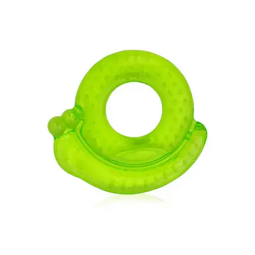 Jucarie refrigeranta pentru dentitie Lorelli, peste 3 luni, Snail, Green