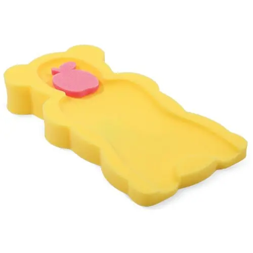 Reductor din burete Lorelli Maxi Yellow, pentru cadita, 52x32x8 cm