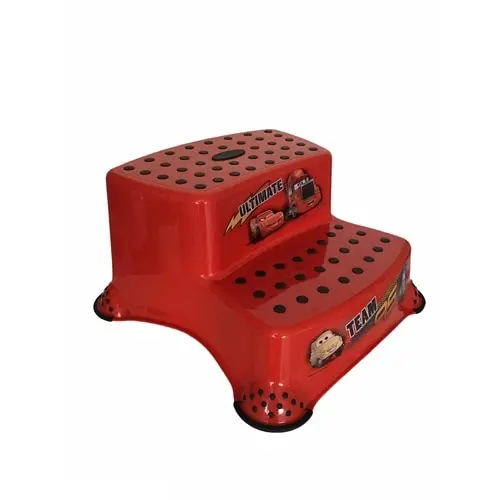 Inaltator dublu pentru baie Lorelli  Antiderapant Disney Cars Red, Colectia 2021