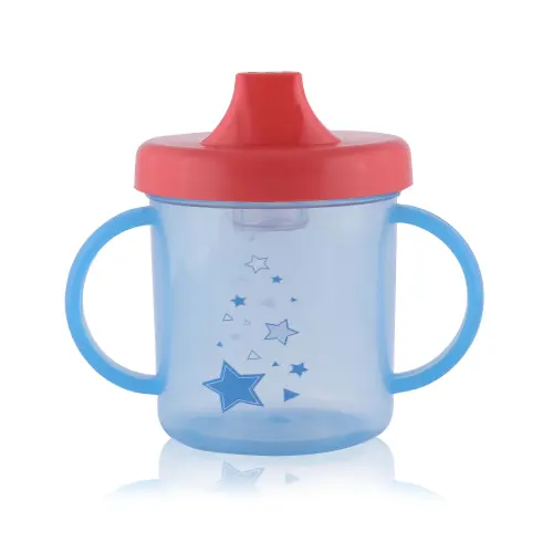 Cana cu manere, valva anticurgere, 12 luni+, 210 ml, Blue
