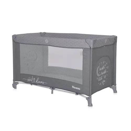 Patut pliabil Lorelli, Noemi, 1 nivel, 120x60 cm, Cool Grey Star