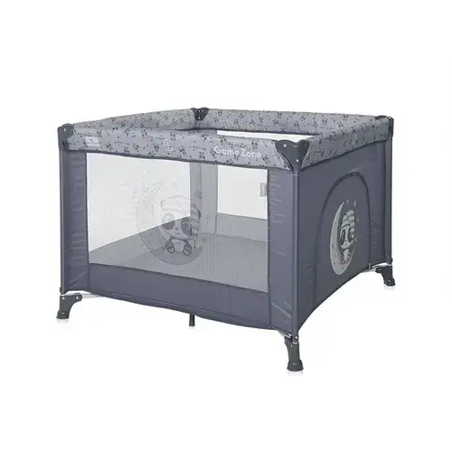 Tarc de joaca Lorelli Game Zone  Cool Grey Pandas, 100 X 100 cm