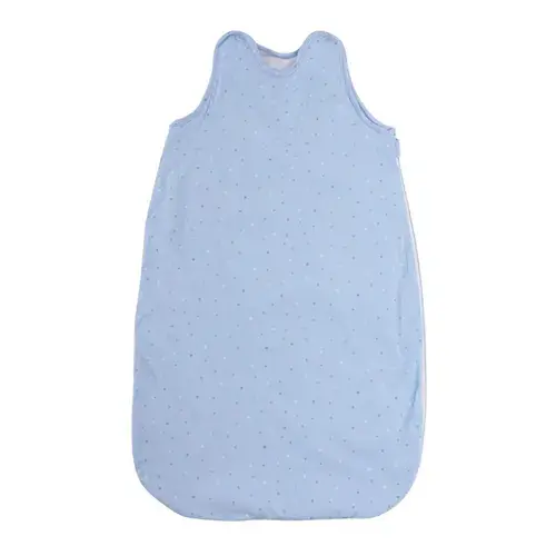 Sac de dormit de iarna, 95 cm, bumbac ranforce, Sky Blue