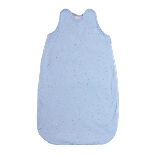 Sac de dormit de iarna, 95 cm, bumbac ranforce, Sky Blue