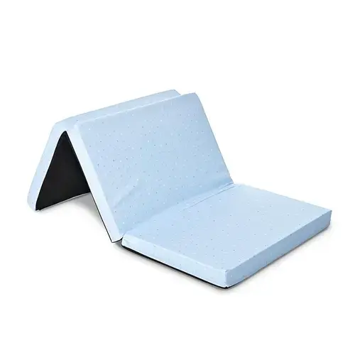 Saltea pliabila de voiaj Lorelli  Blue Sky, 60 x 120 x 5 cm, spuma elastica