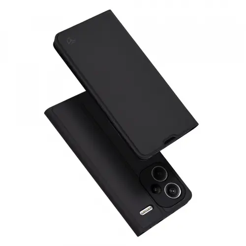 Husa pentru Xiaomi Redmi Note 13 Pro+, Techsuit, Magskin Book, Neagra