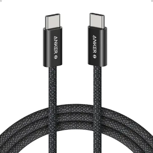 Cablu de date Anker Zolo USB-C - USB-C, 240W, 1.8m, Negru