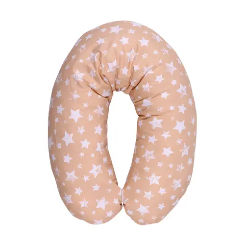 Perna multifunctionala Lorelli Little Stars Beige, bumbac, 190 cm