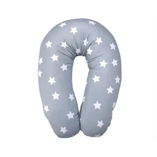 Perna multifunctionala Lorelli Stars Blue Grey Mist, bumbac ranforce, 190 cm