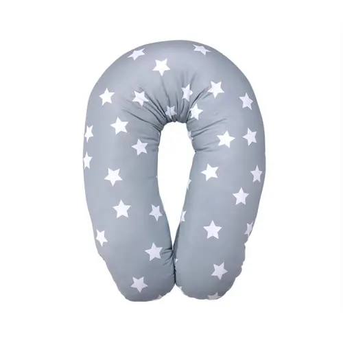 Perna multifunctionala Lorelli Stars Blue Grey Mist, bumbac ranforce, 190 cm