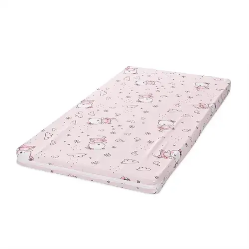 Saltea pat Lorelli Classic, 60 x 120 x 6 cm, spuma elastica, Roz