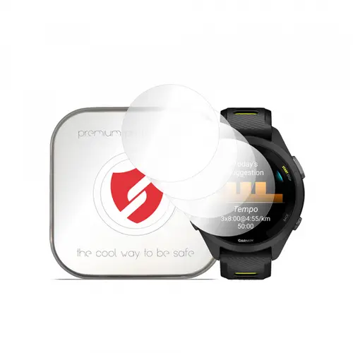 Folie Protectie Smart Protection Premium Classic pentru Garmin Forerunner 265S, Set 4 bucati, Plastic