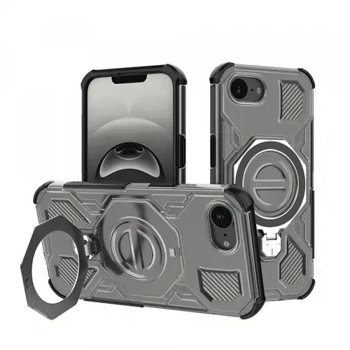 Husa pentru Apple iPhone 16e, Techsuit, Carbon Shield Pro, Neagra Deschisa
