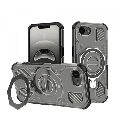 Husa pentru Apple iPhone 16e, Techsuit, Carbon Shield Pro, Neagra Deschisa