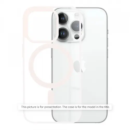 Husa MagSafe pentru Apple iPhone 17 Pro Max, Techsuit, Pro, Roz