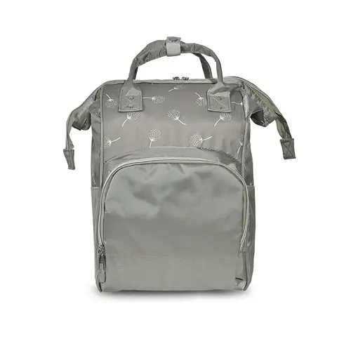 Rucsac accesorii bebelusi Lorelli Tender, multiple compartimente, buzunar izoterm, Gri