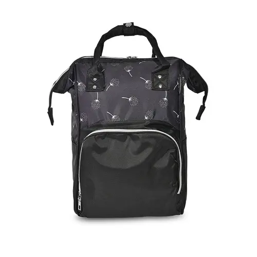 Rucsac accesorii bebelusi Lorelli Tender, multiple compartimente, buzunar izoterm, Negru