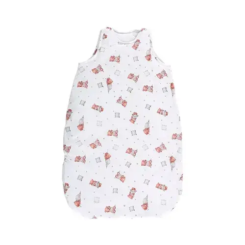 Sac de dormit de vara Lorelli  Bears & Pillows Beige, 95 cm, 18-24 luni, bumbac ranforce