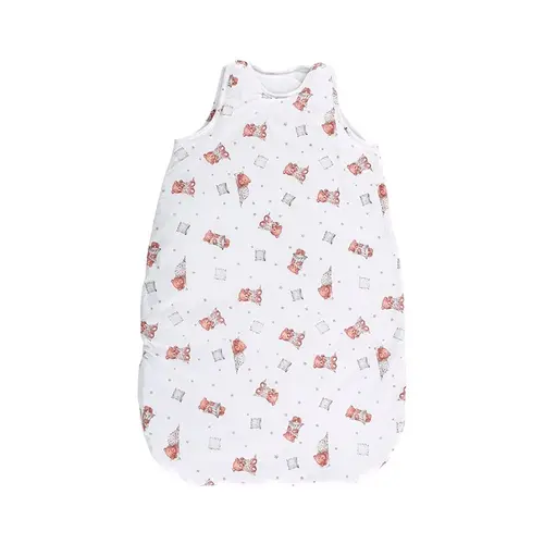 Sac de dormit de vara Lorelli  Bears & Pillows Beige, 95 cm, 18-24 luni, bumbac ranforce