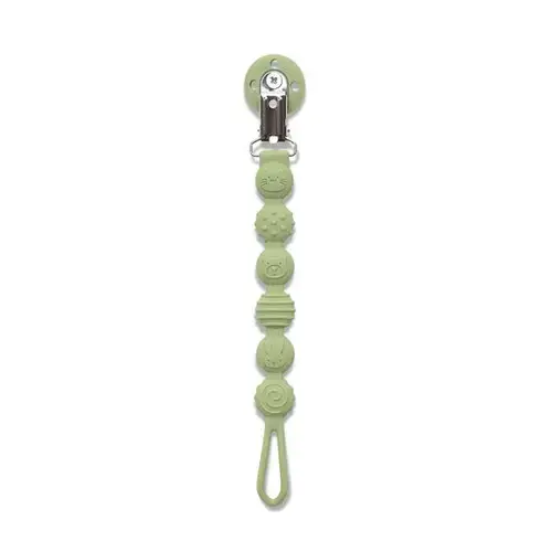 Lant din silicon pentru suzeta Lorelli Fresh Green, 0 luni+