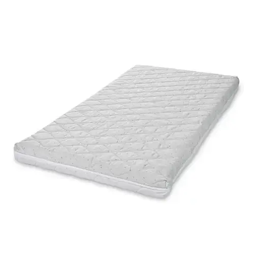 Saltea pat Lorelli Holiday, 60 x 120 x 10 cm, 2 straturi cocos si spuma elastica, Gri