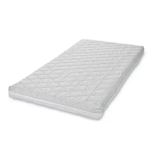 Saltea pat Lorelli Holiday, 60 x 120 x 10 cm, 2 straturi cocos si spuma elastica, Gri