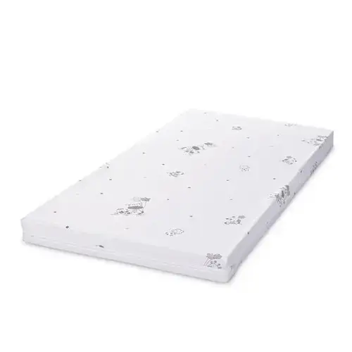 Saltea pat Lorelli Classic Green Giraffe, 60 x 120 x 9 cm, spuma elastica