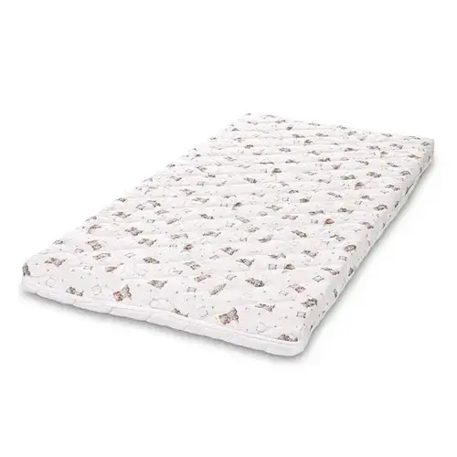 Saltea pat Lorelli Holiday, 60 x 120 x 10 cm, 2 straturi cocos si spuma elastica, Bej