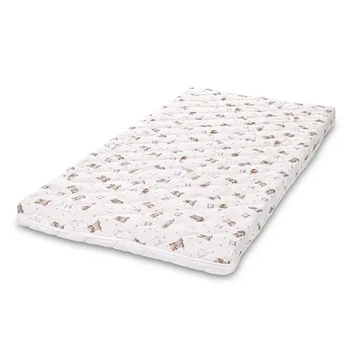 Saltea pat Lorelli Holiday, 60 x 120 x 10 cm, 2 straturi cocos si spuma elastica, Bej