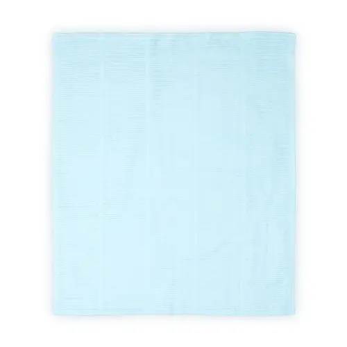 Paturica crosetata din bumbac Lorelli, 75x100 cm, Albastru