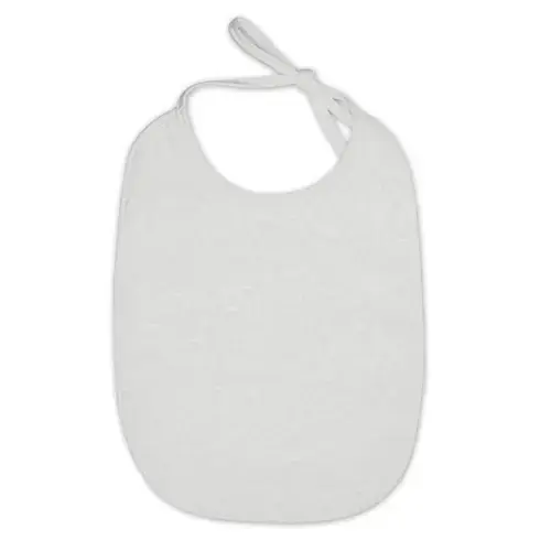 Set 10 bavete dubla fata Lorelli, material tip prosop, Alb
