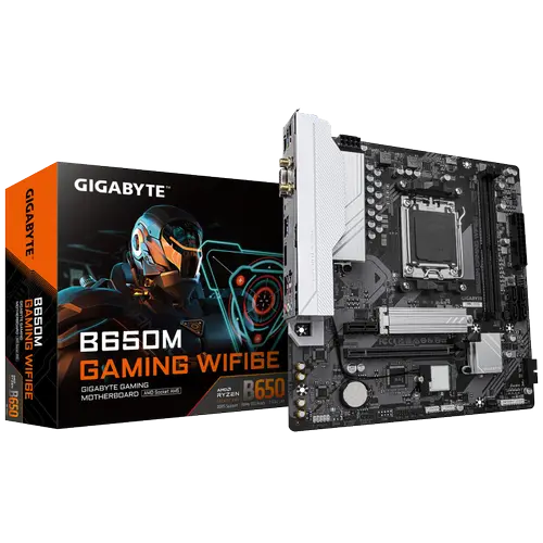 Placa de baza GIGABYTE B650M GAMING WIFI6E, AM5, AMD B650, mATX