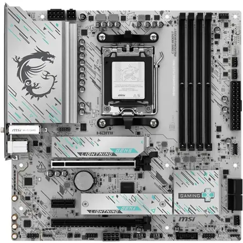 Placa de baza MSI B850M GAMING PLUS WIFI, AMD B850, AM5, DDR5, mATX