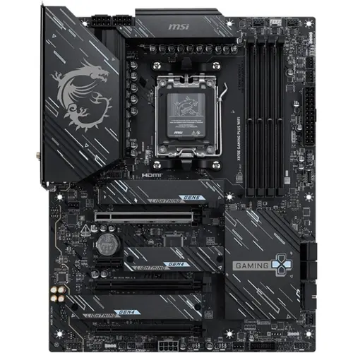 Placa de baza MSI X870E GAMING PLUS WIFI, AMD X870E, AM5, ATX, DDR5