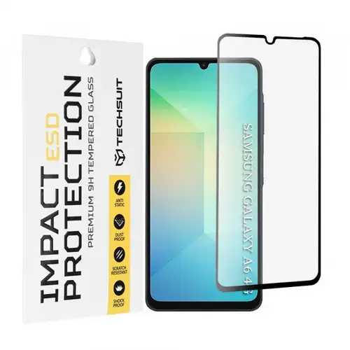 Folie de protectie Ecran Techsuit pentru Samsung Galaxy A06 A065, Sticla Securizata, Full Glue