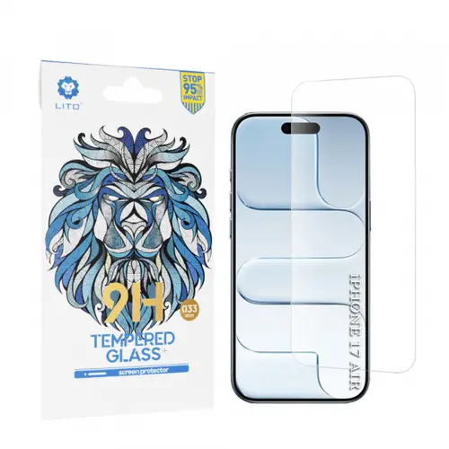 Folie de protectie Ecran Lito Classic pentru Apple iPhone Air, Sticla Securizata, Full Glue, 2.5D