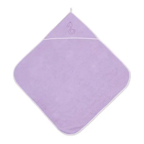 Prosop bebe cu gluga Lorelli, 80x80 cm, Violet