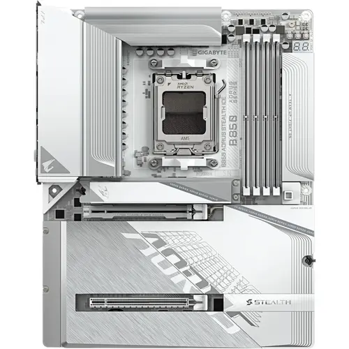 Placa de baza GIGABYTE B850 AORUS STEALTH ICE, AMD B850, AM5, DDR5, ATX