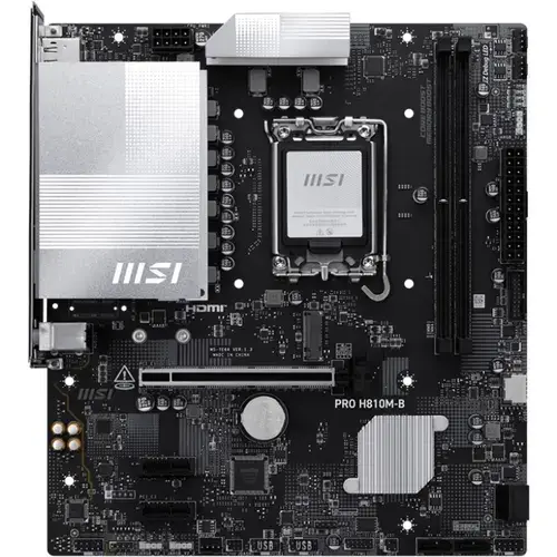 Placa de baza MSI PRO H810M-B, Intel H810, LGA 1851, mATX, DDR5